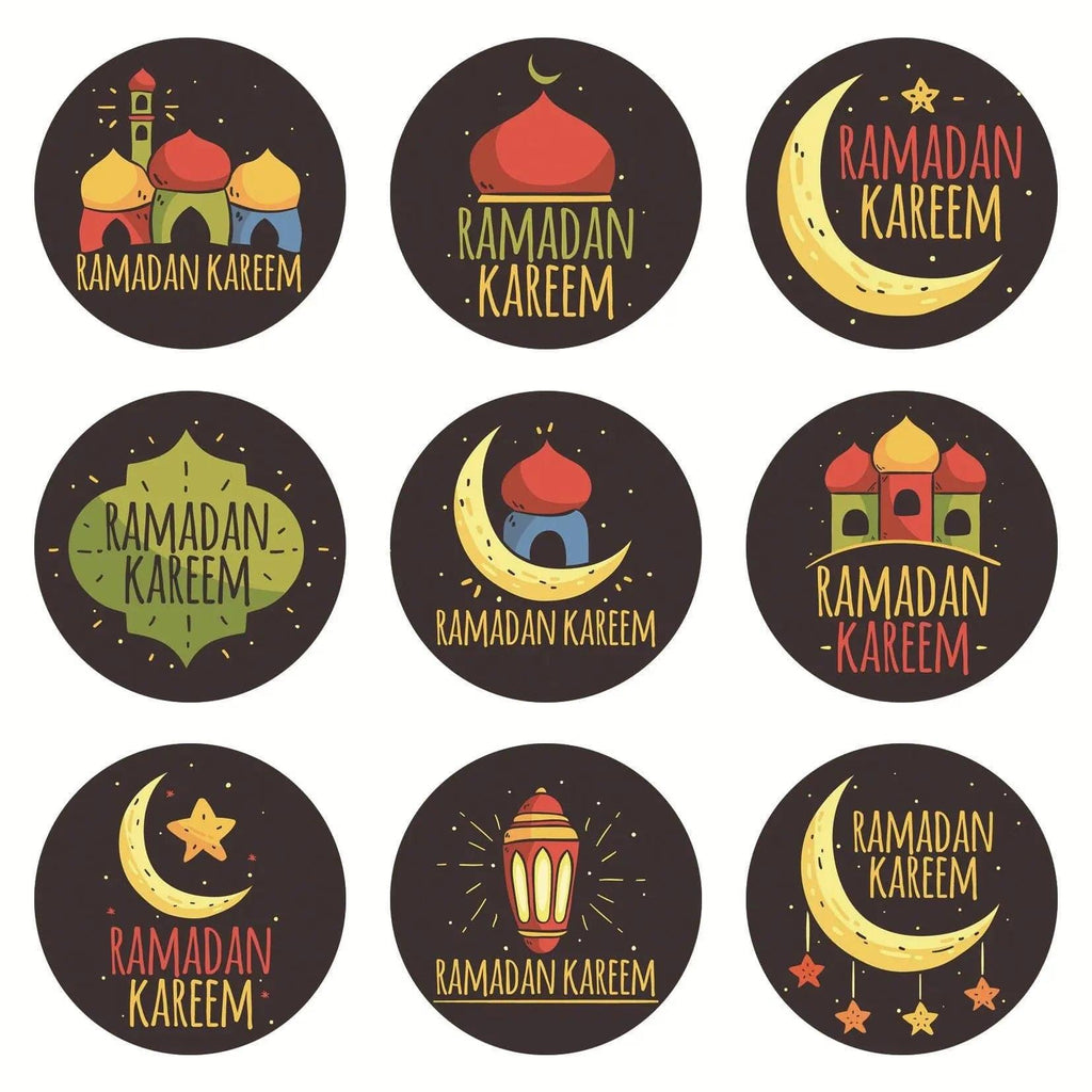 MR014 Ramadan Sticker, 90 Pcs Stickers Eid Mubarak Decoration - SJB-DIAMOND ELITES
