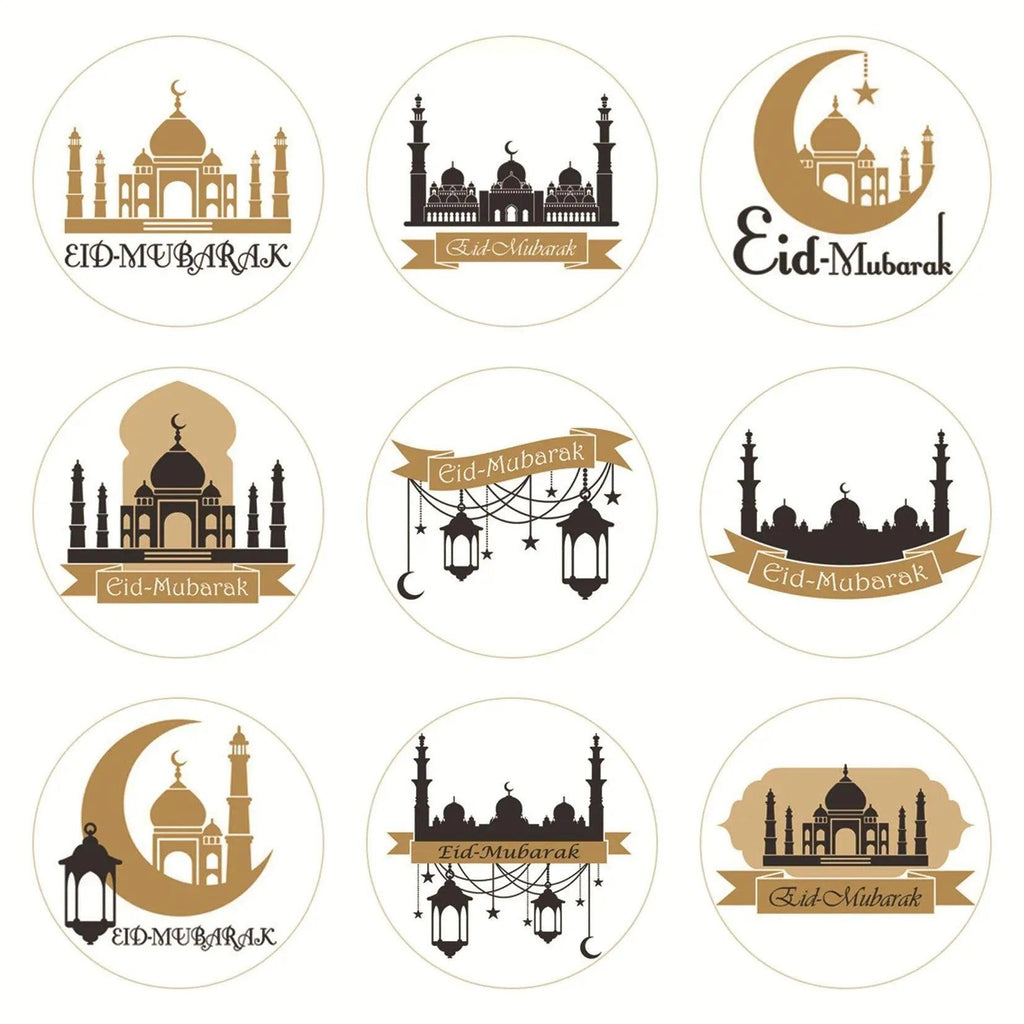 MR014 Ramadan Sticker, 90 Pcs Stickers Eid Mubarak Decoration - SJB-DIAMOND ELITES