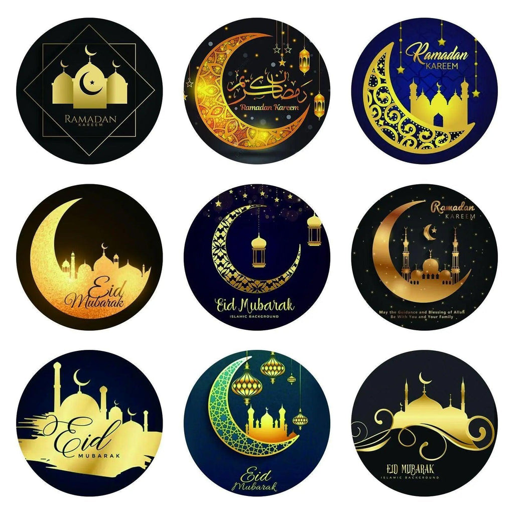 MR014 Ramadan Sticker, 90 Pcs Stickers Eid Mubarak Decoration - SJB-DIAMOND ELITES