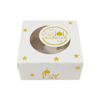 MR016 Ramadan Cupcake Packing Box,Muffin Box 4 holes - SJB-DIAMOND ELITES