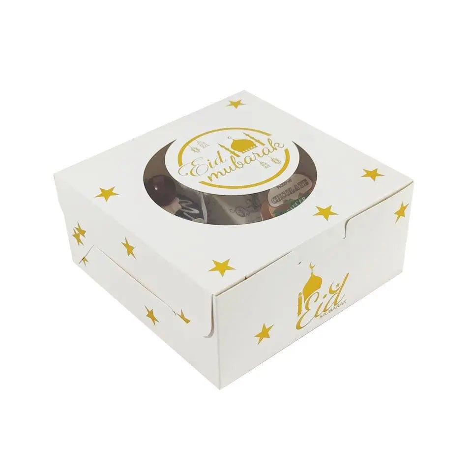 MR016 Ramadan Cupcake Packing Box,Muffin Box 4 holes - SJB-DIAMOND ELITES