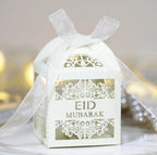 MR018 50 Pcs Happy Eid Mubarak Hollow Candy Box - SJB-DIAMOND ELITES