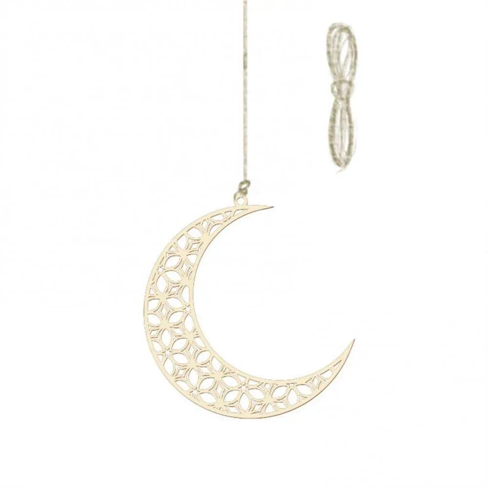 MR020  Wooden Ramadan & Eid Mubarak Decoration - SJB-DIAMOND ELITES