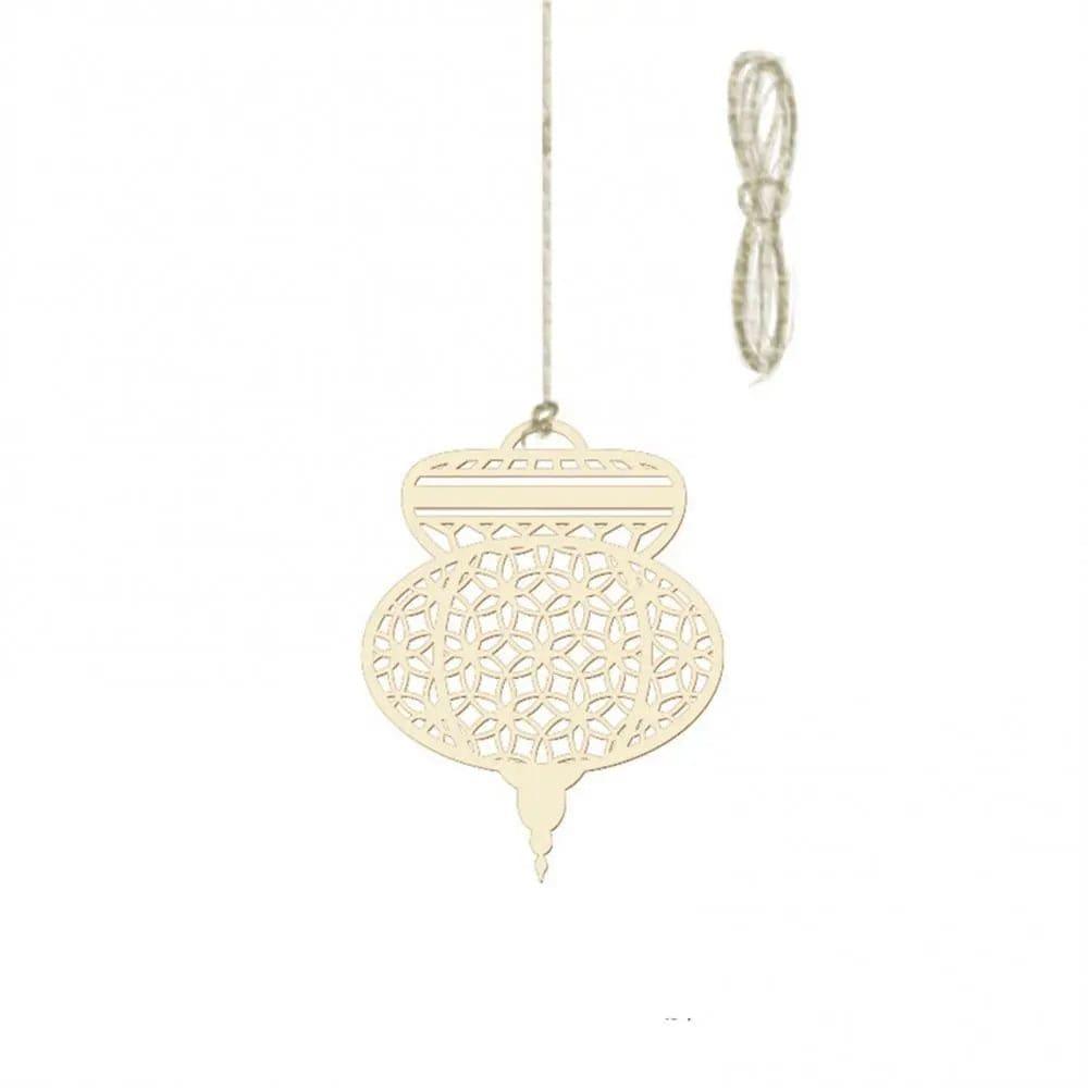 MR020  Wooden Ramadan & Eid Mubarak Decoration - SJB-DIAMOND ELITES
