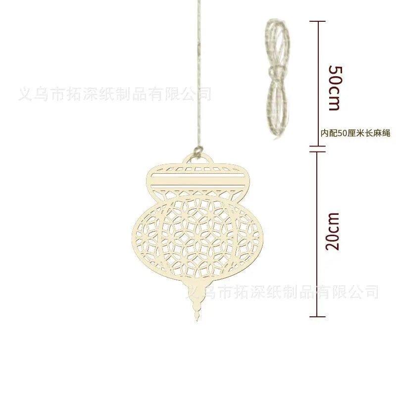 MR020  Wooden Ramadan & Eid Mubarak Decoration - SJB-DIAMOND ELITES