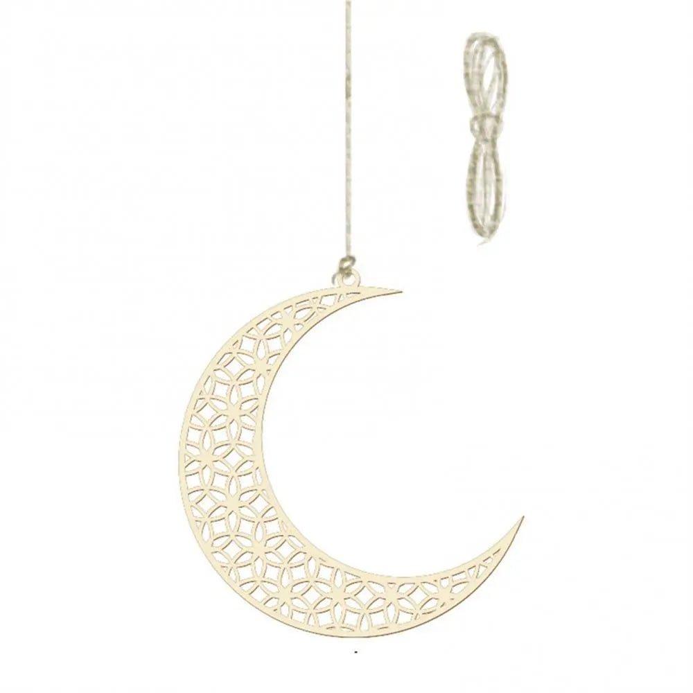 MR020  Wooden Ramadan & Eid Mubarak Decoration - SJB-DIAMOND ELITES