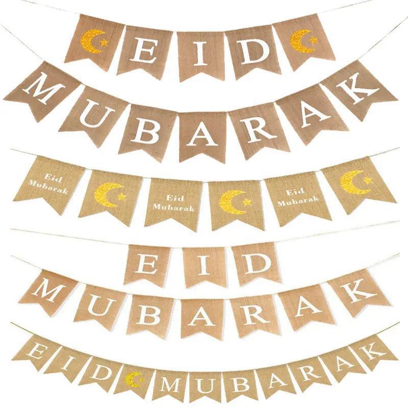 MR026 EID MUBARAK Party Decorative Banner - SJB-DIAMOND ELITES