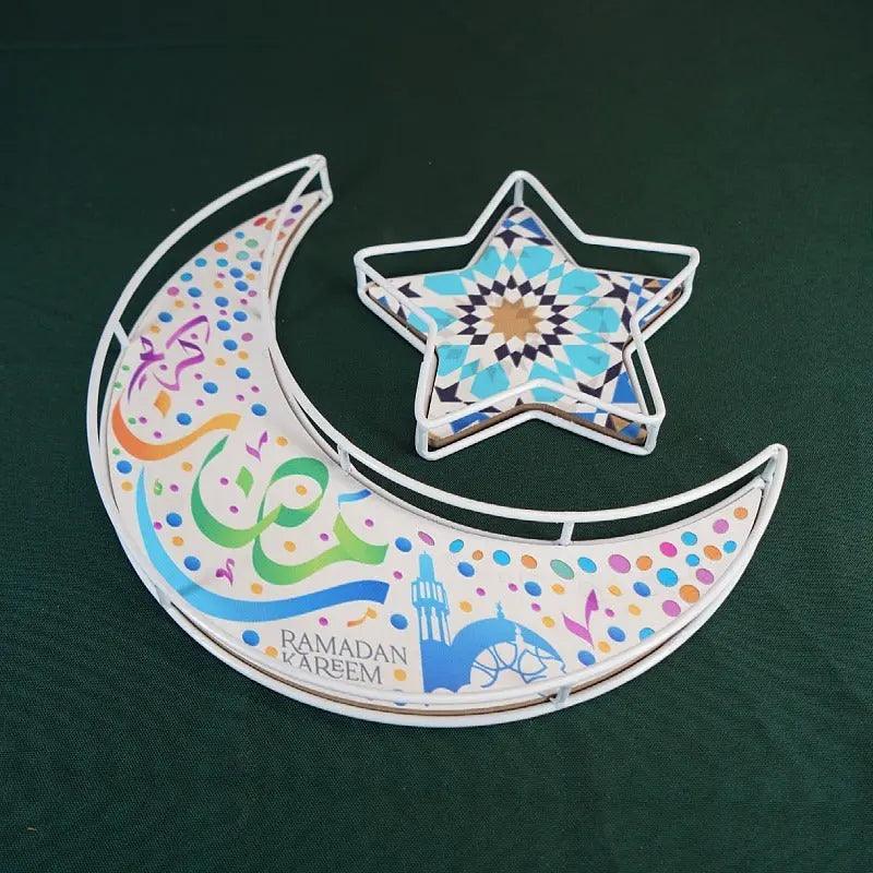 MR029 Ramadan Tray, Iron Festive Moon Tray - SJB-DIAMOND ELITES