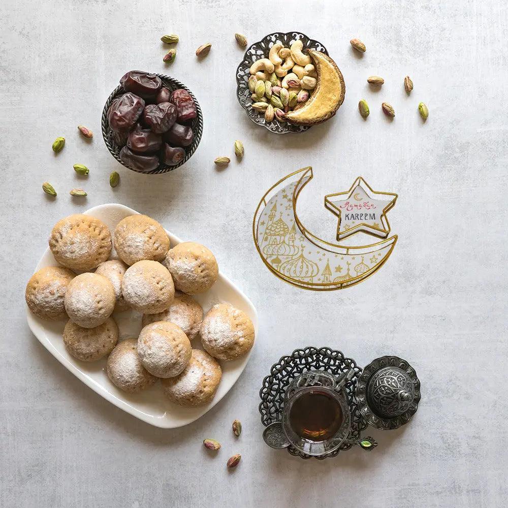 MR029 Ramadan Tray, Iron Festive Moon Tray - SJB-DIAMOND ELITES