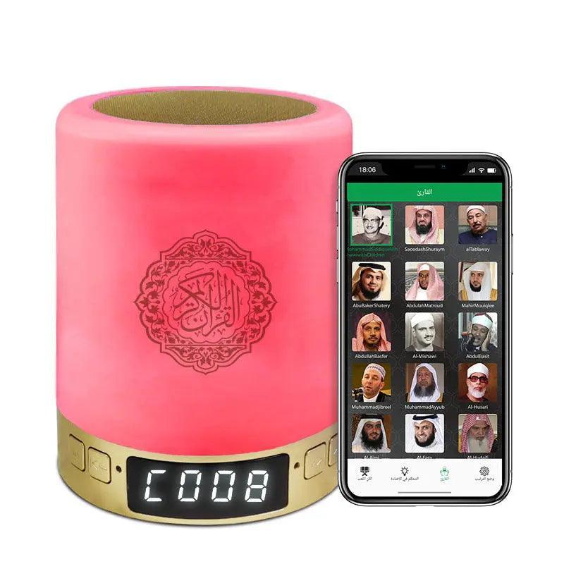 MR031 Bluetooth Quran Speaker Lamp SQ122, Nightlight Smart App Controls Player - SJB-DIAMOND ELITES