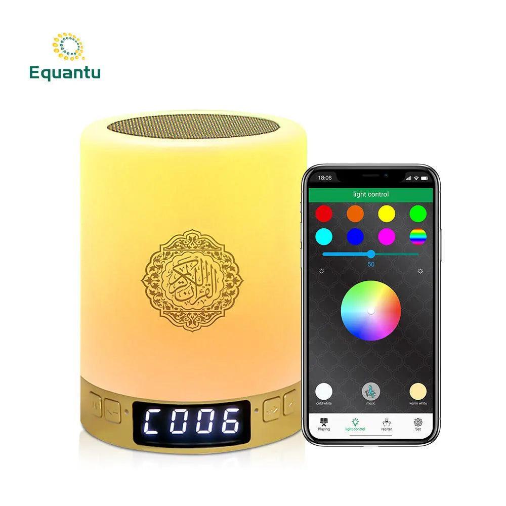 MR031 Bluetooth Quran Speaker Lamp SQ122, Nightlight Smart App Controls Player - SJB-DIAMOND ELITES