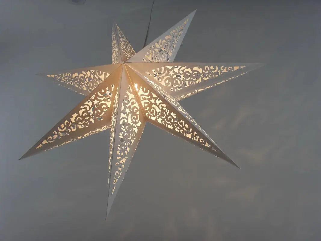 MR035 Hollow Star Hanging, Eid Mubarak Christmas Ramadan Decoration - SJB-DIAMOND ELITES
