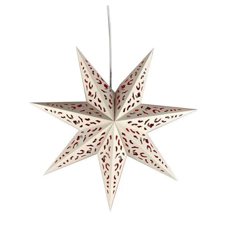 MR035 Hollow Star Hanging, Eid Mubarak Christmas Ramadan Decoration - SJB-DIAMOND ELITES