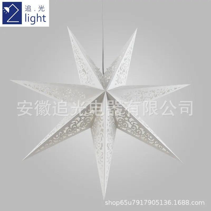 MR035 Hollow Star Hanging, Eid Mubarak Christmas Ramadan Decoration - SJB-DIAMOND ELITES