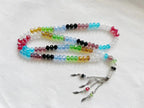 MR039 Crystal Glass Muslim Prayer Tasbeeh, 99pcs beads - SJB-DIAMOND ELITES