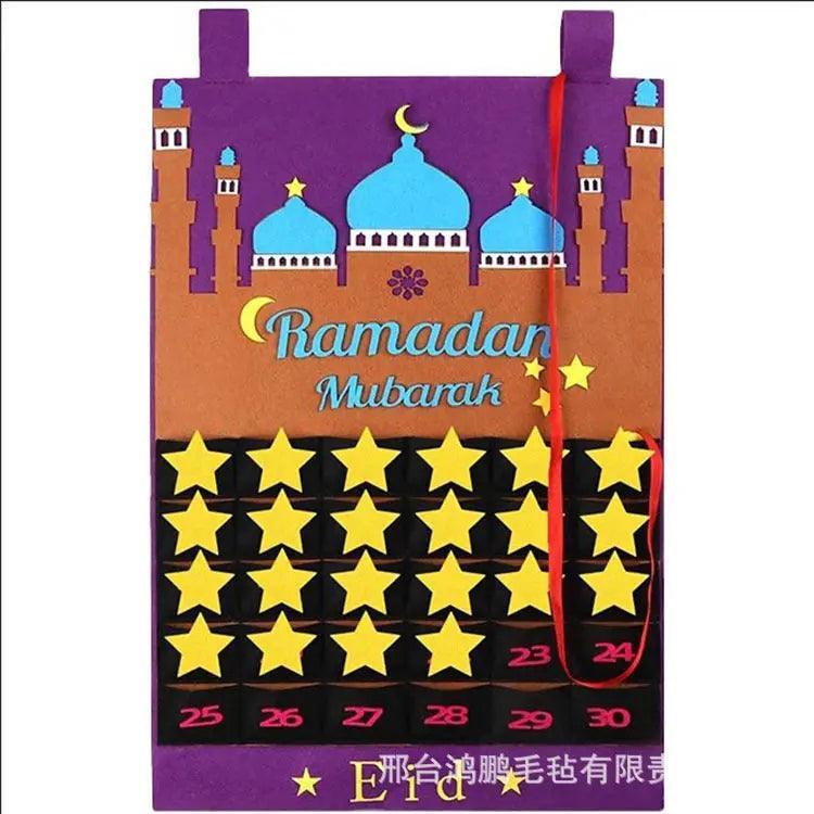MR044 Calendar Fabric Ramadan Hanging Pendant - SJB-DIAMOND ELITES