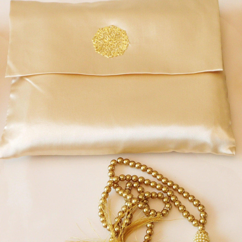 Luxury Prayer Mat and Tasbeeh Set (MR048) Mariam's Collection