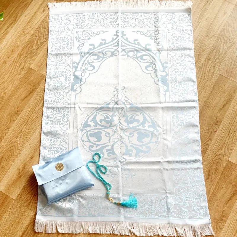 Luxury Prayer Mat and Tasbeeh Set (MR048) Mariam's Collection