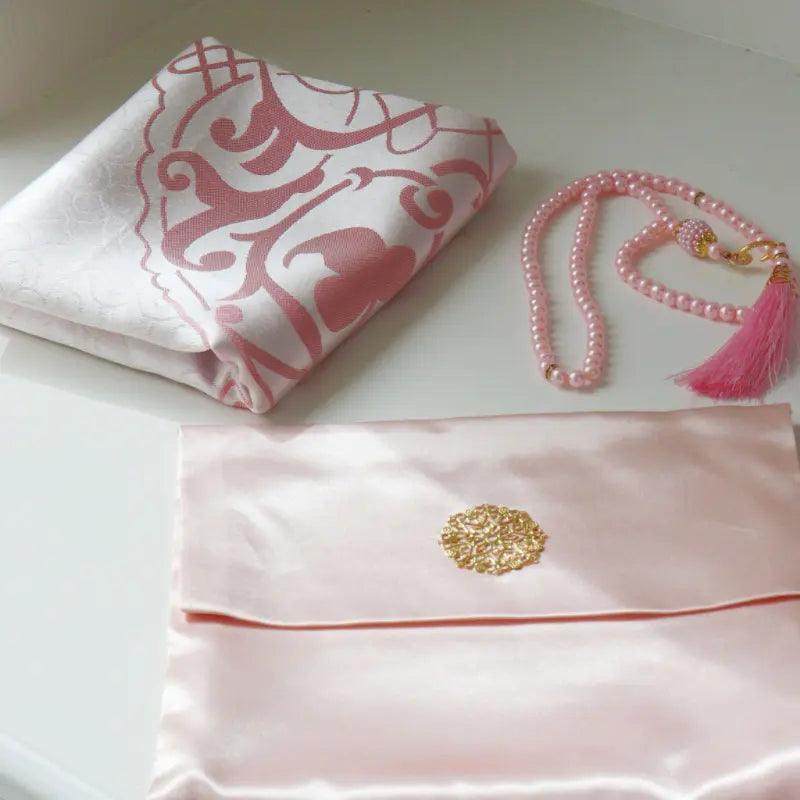 Luxury Prayer Mat and Tasbeeh Set (MR048) Mariam's Collection