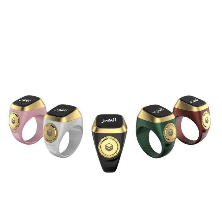 MR050 Smart Tasbih for Islamic Prayer with Intelligent Electronic Zikr Ring Mariam's Collection