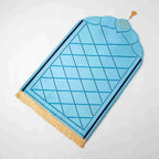 MR054 Thickened Sponge Printed Flannel Tassel Prayer Mat - SJB-DIAMOND ELITES