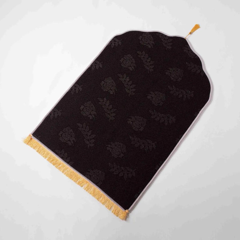 MR054 Thickened Sponge Printed Flannel Tassel Prayer Mat - SJB-DIAMOND ELITES