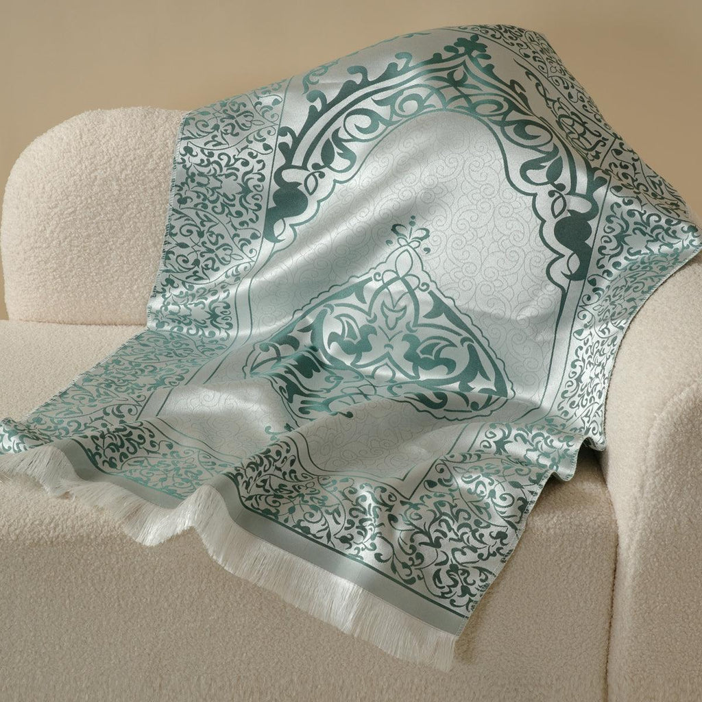 New Luxury Prayer Mat and Tasbeeh Set (MR056) - SJB-DIAMOND ELITES