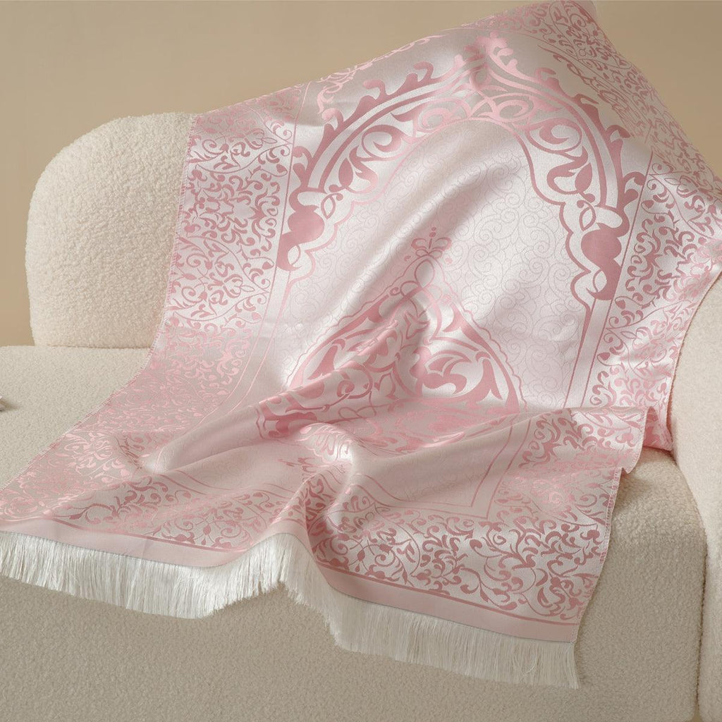 New Luxury Prayer Mat and Tasbeeh Set (MR056) - SJB-DIAMOND ELITES