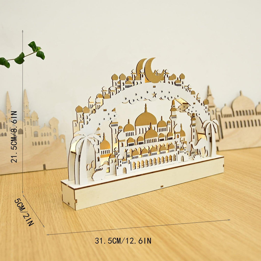MR058 Wooden LED Atmosphere Decorative Moon Lamp - SJB-DIAMOND ELITES