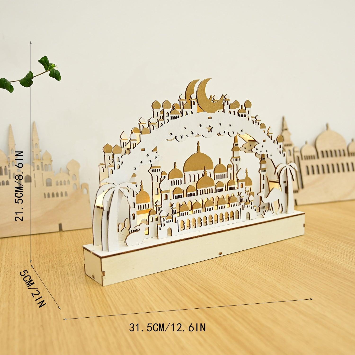 MR058 Wooden LED Atmosphere Decorative Moon Lamp - SJB-DIAMOND ELITES