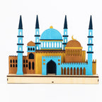MR059 Wooden LED MASJID Shape Atmosphere Light - SJB-DIAMOND ELITES