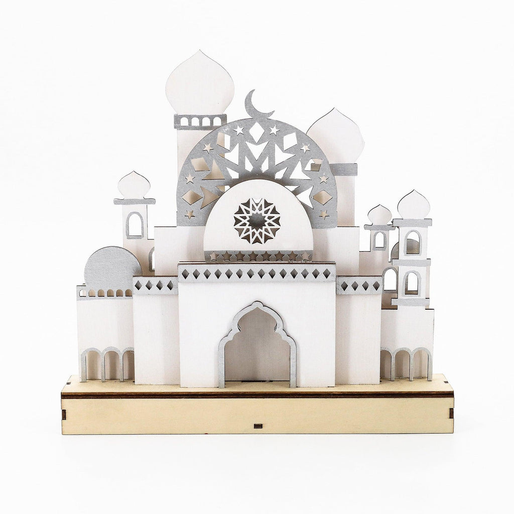 MR059 Wooden LED MASJID Shape Atmosphere Light - SJB-DIAMOND ELITES