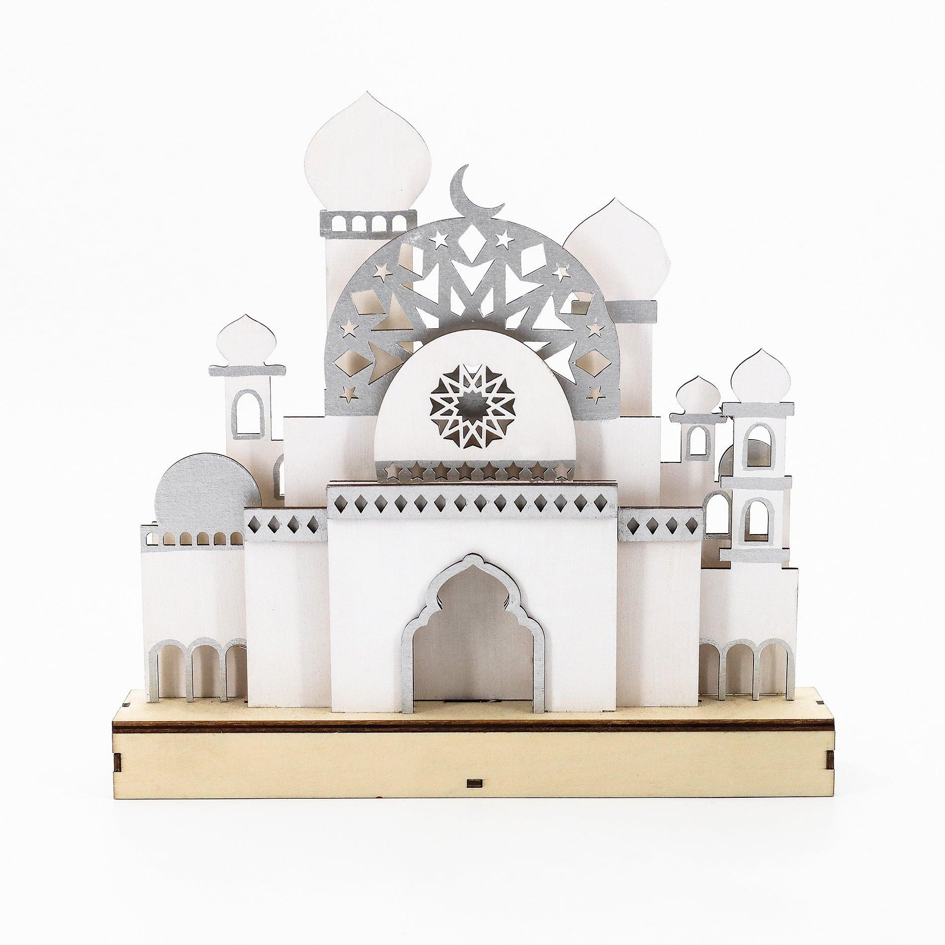 MR059 Wooden LED MASJID Shape Atmosphere Light - SJB-DIAMOND ELITES