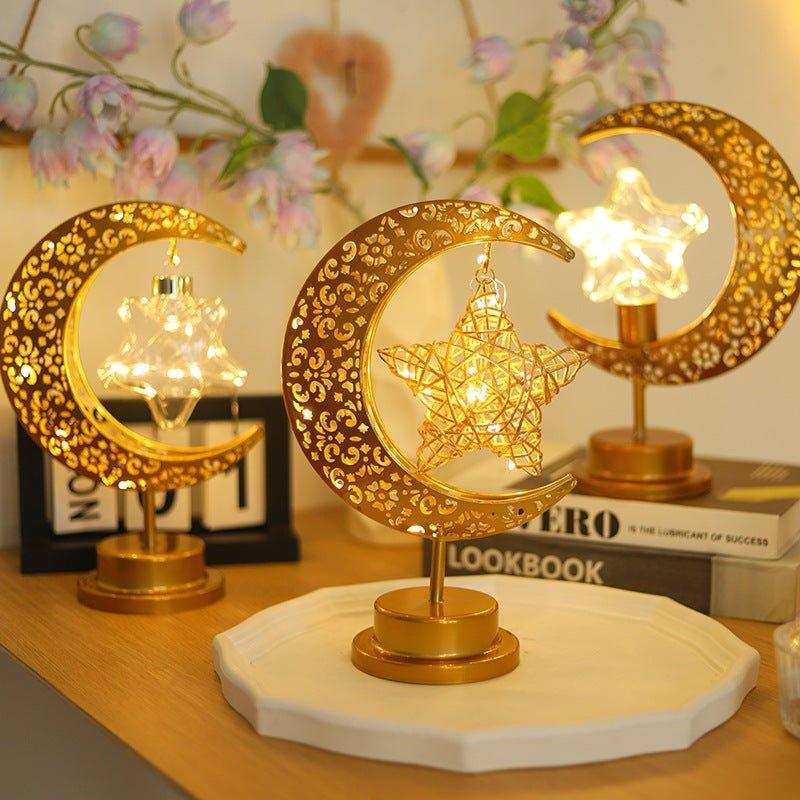 MR060 LED Wrought Iron Moon Lamp - SJB-DIAMOND ELITES