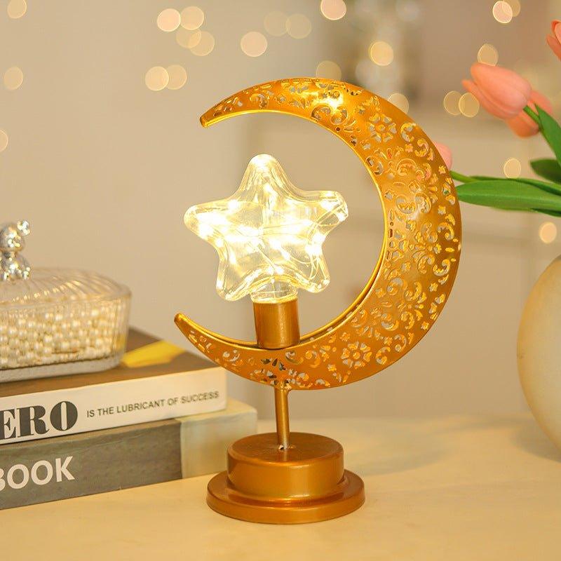 MR060 LED Wrought Iron Moon Lamp - SJB-DIAMOND ELITES