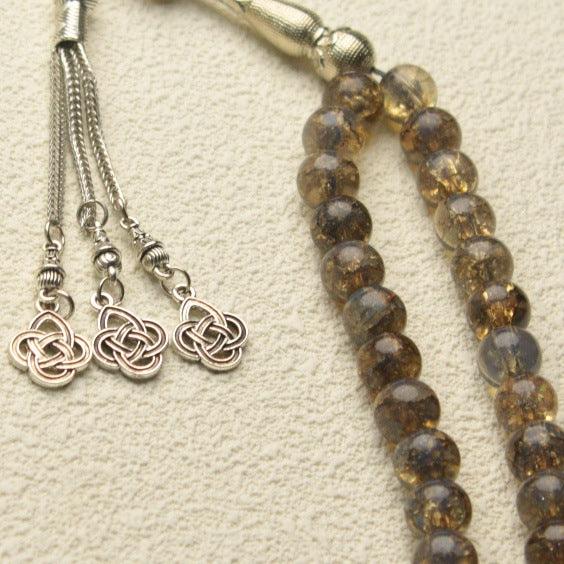 MR063 Solid Color Glass 33 Muslim Tasibeeh - SJB-DIAMOND ELITES