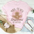 Mrs Claus Gingerbread Bakery Tee Peachy Sunday