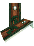 State of Michigan Green Pro Style Cornhole Boards - SJB-DIAMOND ELITES