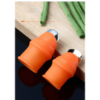 Multi-Functional 1 Set Silicone Finger Protector With Blade For Fruits Vegetable Thumb Knife Finger Guard Kitchen Accessories
