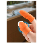 Multi-Functional 1 Set Silicone Finger Protector With Blade For Fruits Vegetable Thumb Knife Finger Guard Kitchen Accessories