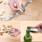 Multi-Functional Imitating Stainless Steel Garlic Press Crusher Kitchen Cooking Ginger Squeezer Masher Handheld Ginger Mincer Tools Stevvex