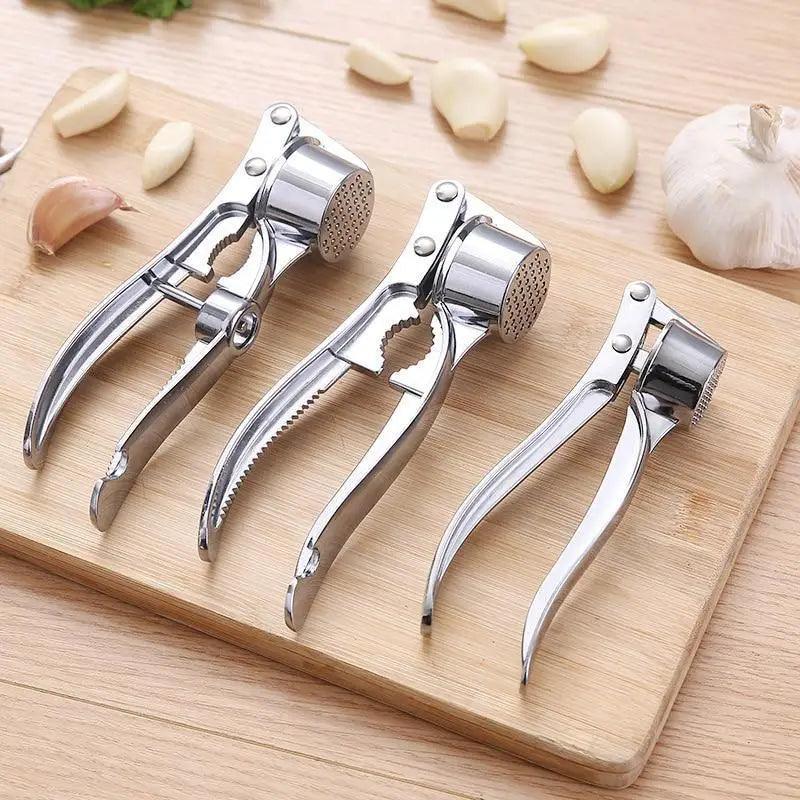Multi-Functional Imitating Stainless Steel Garlic Press Crusher Kitchen Cooking Ginger Squeezer Masher Handheld Ginger Mincer Tools Stevvex