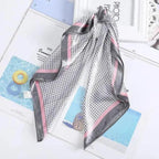 Multi-Functional Square Silk Scarf 60*60cm Headband Hairbands Hair Hoop Accessories For Women,Girl,Lady Head Neck Satin Scarf Handkerchief