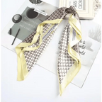 Multi-Functional Square Silk Scarf 60*60cm Headband Hairbands Hair Hoop Accessories For Women,Girl,Lady Head Neck Satin Scarf Handkerchief