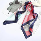 Multi-Functional Square Silk Scarf 60*60cm Headband Hairbands Hair Hoop Accessories For Women,Girl,Lady Head Neck Satin Scarf Handkerchief