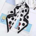 Multi-Functional Square Silk Scarf 60*60cm Headband Hairbands Hair Hoop Accessories For Women,Girl,Lady Head Neck Satin Scarf Handkerchief