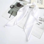 Multi-Functional Square Silk Scarf 60*60cm Headband Hairbands Hair Hoop Accessories For Women,Girl,Lady Head Neck Satin Scarf Handkerchief