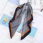Multi-Functional Square Silk Scarf 60*60cm Headband Hairbands Hair Hoop Accessories For Women,Girl,Lady Head Neck Satin Scarf Handkerchief