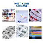 Multi Grids Plastic Box Adjustable Compartment Jewelry Organizer Box Eco-Friendly PP Transparent Jewelry Box Simple Design Plastic Portable Compartments Jewelry Organiser For Women Stevvex