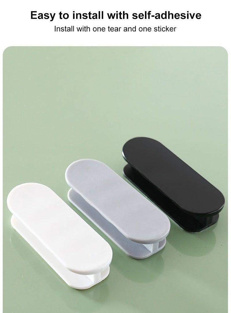 Multi-purpose Cupboard Knob Furniture Knobs Plastic Self-adhesive Door Handles Wardrobe Pulls Door Hardware Safety Pulls Knobs For Dresser Drawers Knobs And Pull For Dresser Drawers Kitchen Bathroom Cabinet Stevvex
